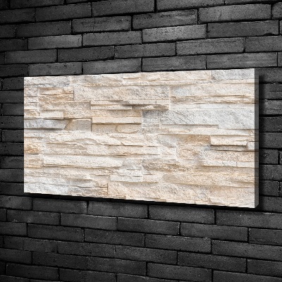 Cuadro canvas con impresión uv duradera horizontal pared de ladrillos