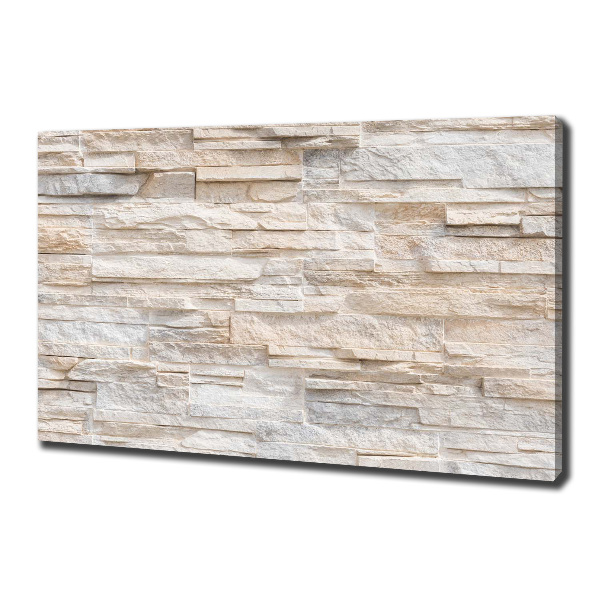 Cuadro canvas con impresión uv duradera horizontal pared de ladrillos