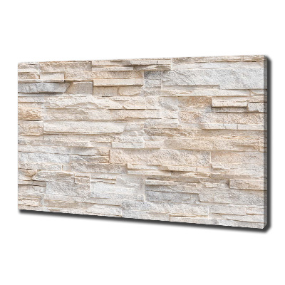 Cuadro canvas con impresión uv duradera horizontal pared de ladrillos