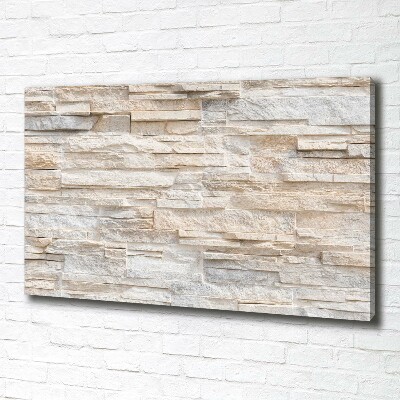 Cuadro canvas con impresión uv duradera horizontal pared de ladrillos