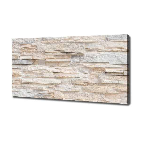 Cuadro canvas con impresión uv duradera horizontal pared de ladrillos