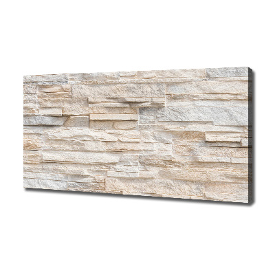 Cuadro canvas con impresión uv duradera horizontal pared de ladrillos