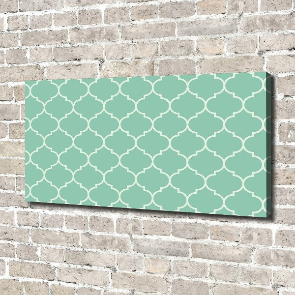 Cuadro canvas moderno de gran formato horizontal Antecedentes marroquíes