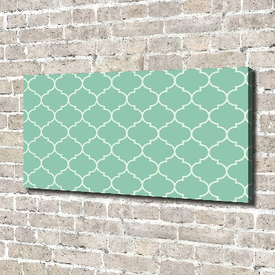 Cuadro canvas moderno de gran formato horizontal Antecedentes marroquíes