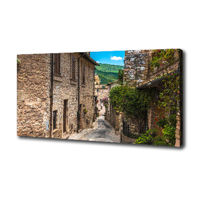 Cuadro canvas con impresión uv duradera horizontal Una calle con encanto