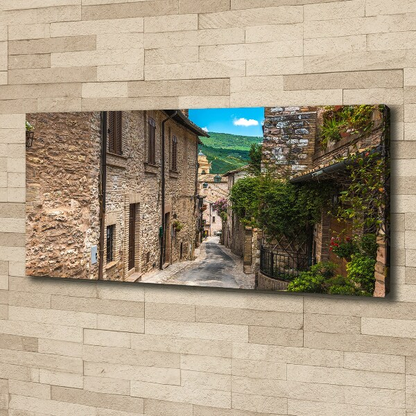Cuadro canvas con impresión uv duradera horizontal Una calle con encanto