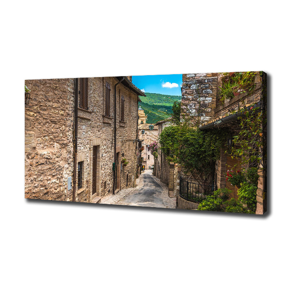 Cuadro canvas con impresión uv duradera horizontal Una calle con encanto