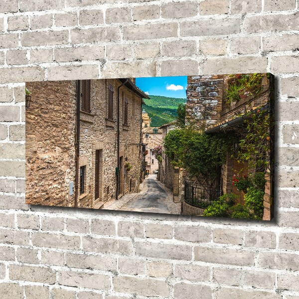 Cuadro canvas con impresión uv duradera horizontal Una calle con encanto