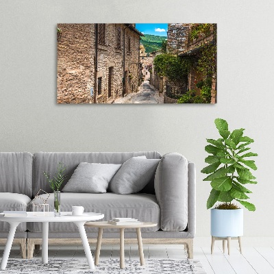 Cuadro canvas con impresión uv duradera horizontal Una calle con encanto