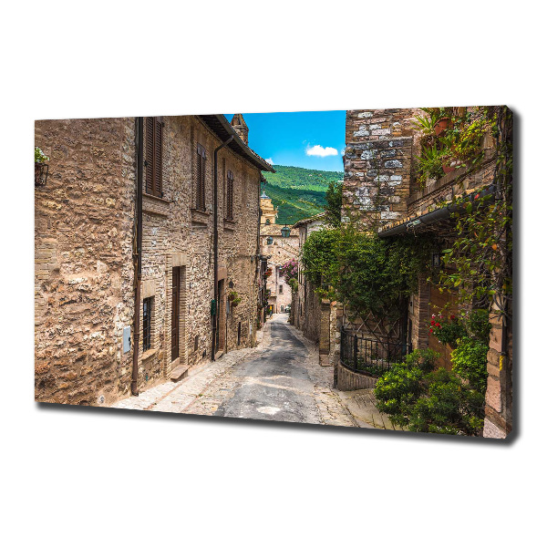Cuadro canvas con impresión uv duradera horizontal Una calle con encanto