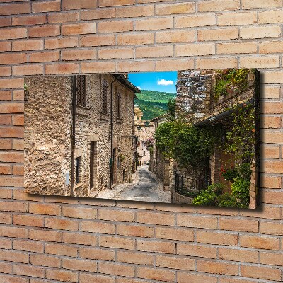 Cuadro canvas con impresión uv duradera horizontal Una calle con encanto