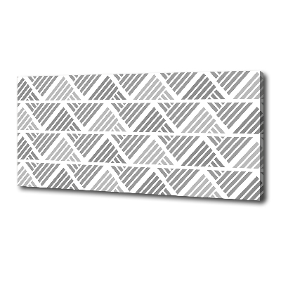 Foto en lienzo con acabado profesional horizontal Fondo geométrico