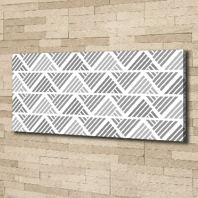 Foto en lienzo con acabado profesional horizontal Fondo geométrico