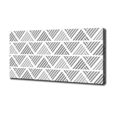 Foto en lienzo con acabado profesional horizontal Fondo geométrico