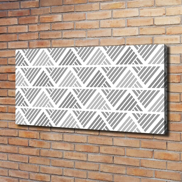 Foto en lienzo con acabado profesional horizontal Fondo geométrico