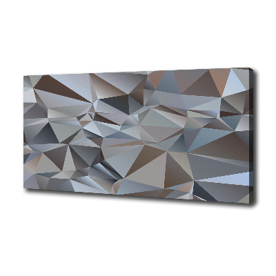 Foto en lienzo con acabado profesional horizontal Triángulos abstractos