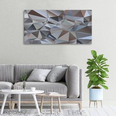 Foto en lienzo con acabado profesional horizontal Triángulos abstractos