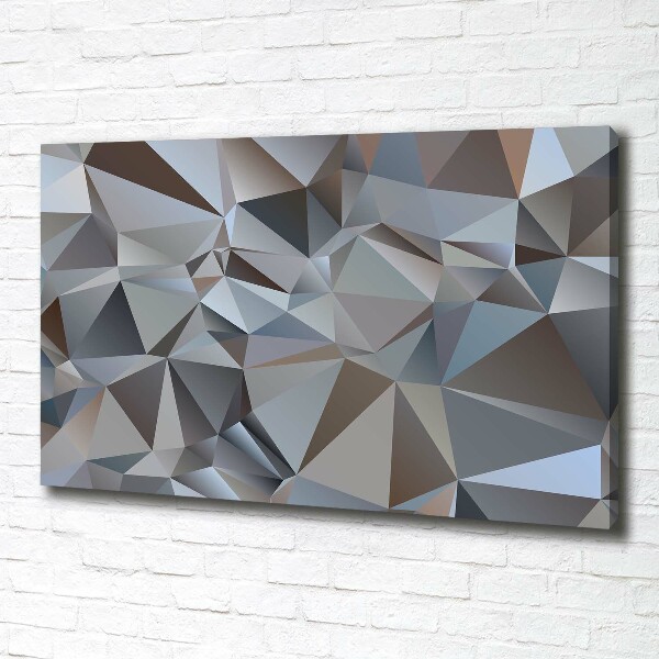 Foto en lienzo con acabado profesional horizontal Triángulos abstractos