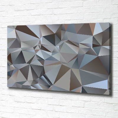 Foto en lienzo con acabado profesional horizontal Triángulos abstractos
