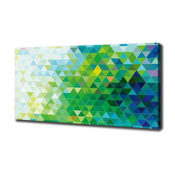 Fotocuadro en lienzo de alta calidad horizontal Triángulos abstractos