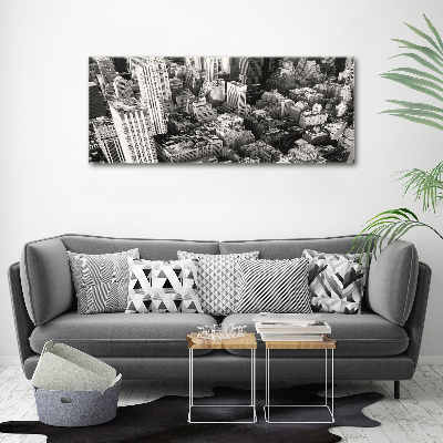 Cuadro canvas moderno de gran formato horizontal Vista aérea de Nueva York