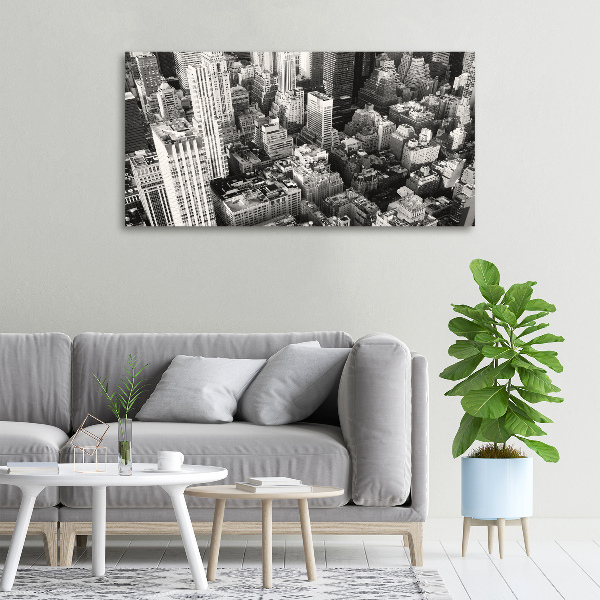 Cuadro canvas moderno de gran formato horizontal Vista aérea de Nueva York