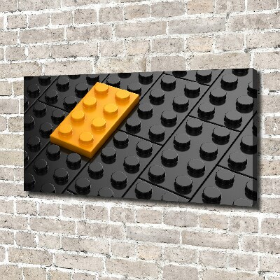 Cuadro canvas con impresión uv duradera horizontal Lego