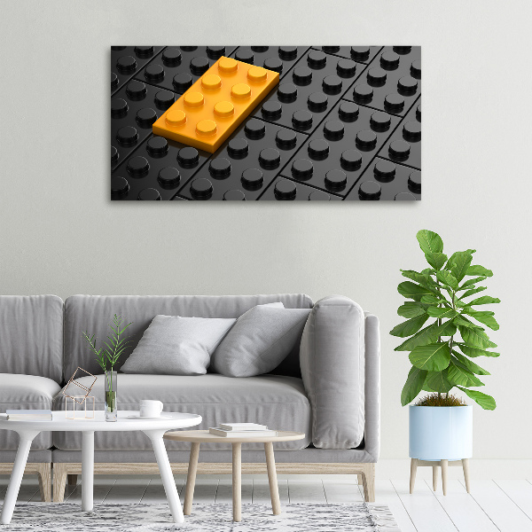 Cuadro canvas con impresión uv duradera horizontal Lego