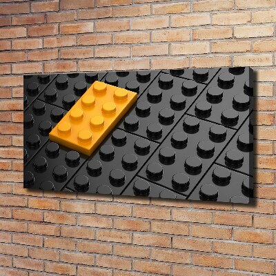 Cuadro canvas con impresión uv duradera horizontal Lego