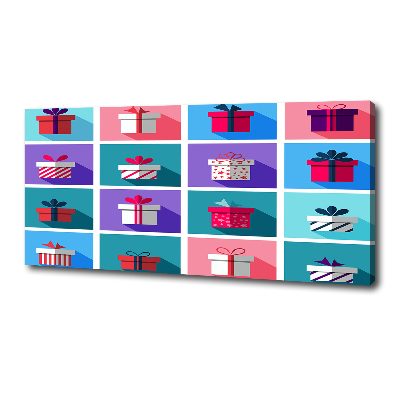 Cuadro canvas moderno de gran formato horizontal Presenta