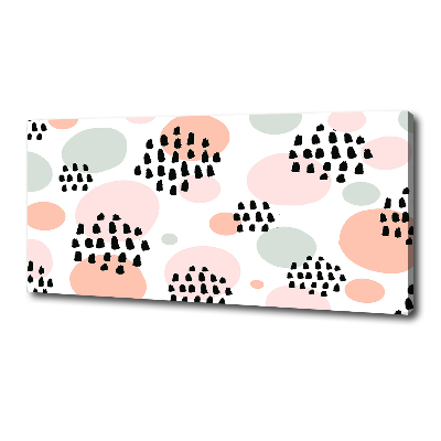 Cuadro canvas moderno de gran formato horizontal Fondo abstracto