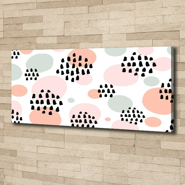 Cuadro canvas moderno de gran formato horizontal Fondo abstracto