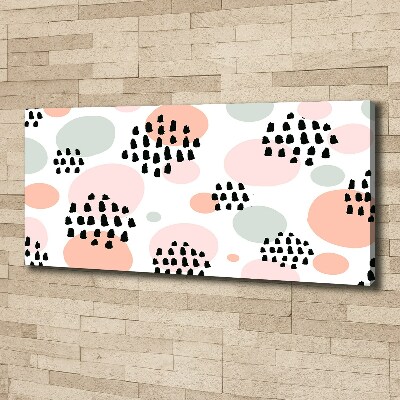 Cuadro canvas moderno de gran formato horizontal Fondo abstracto