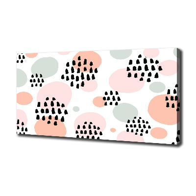 Cuadro canvas moderno de gran formato horizontal Fondo abstracto