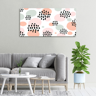 Cuadro canvas moderno de gran formato horizontal Fondo abstracto