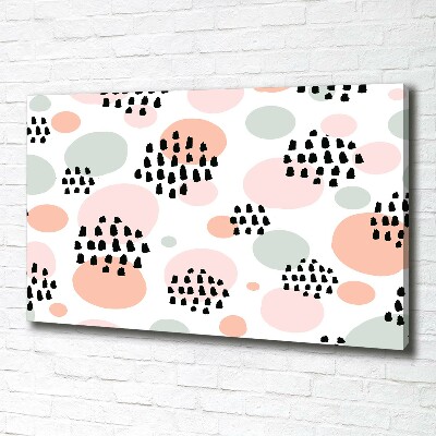 Cuadro canvas moderno de gran formato horizontal Fondo abstracto