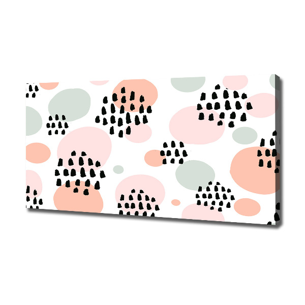 Cuadro canvas moderno de gran formato horizontal Fondo abstracto