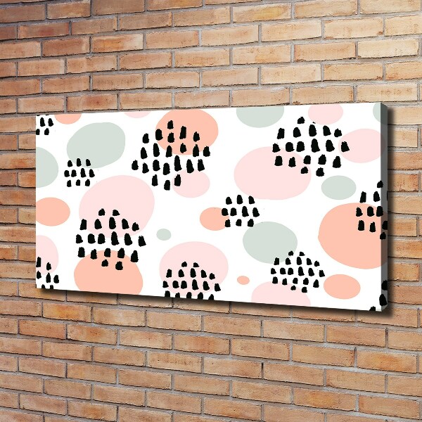 Cuadro canvas moderno de gran formato horizontal Fondo abstracto