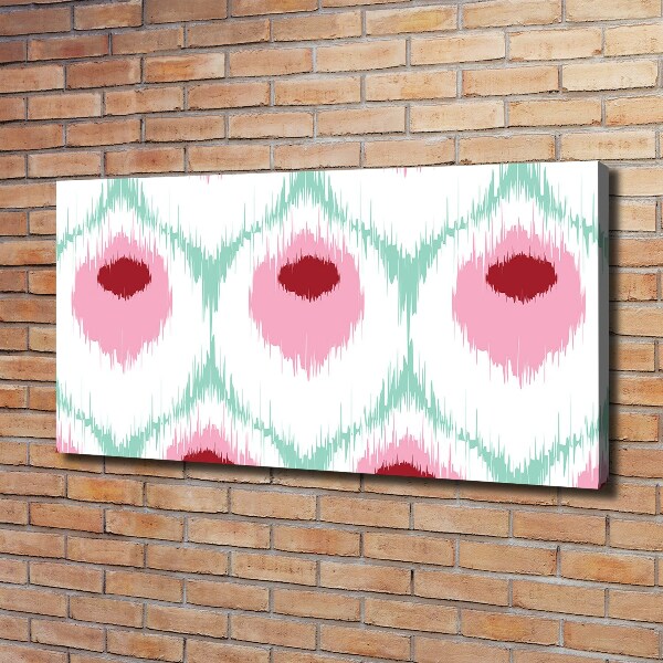 Foto en lienzo con acabado profesional horizontal Patrón de pavo real