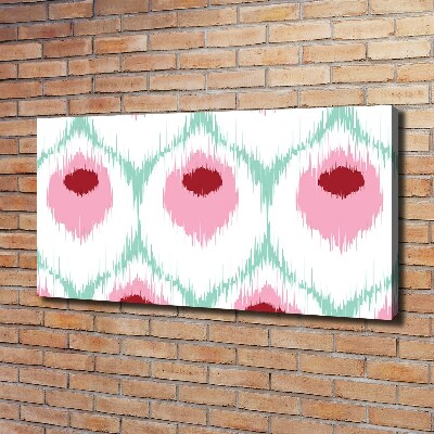 Foto en lienzo con acabado profesional horizontal Patrón de pavo real