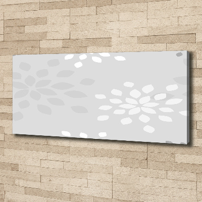Cuadro canvas con impresión uv duradera horizontal Patrón floral