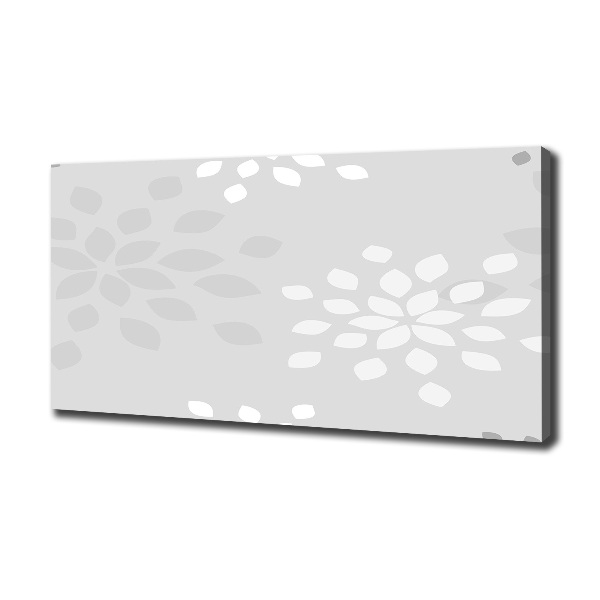 Cuadro canvas con impresión uv duradera horizontal Patrón floral
