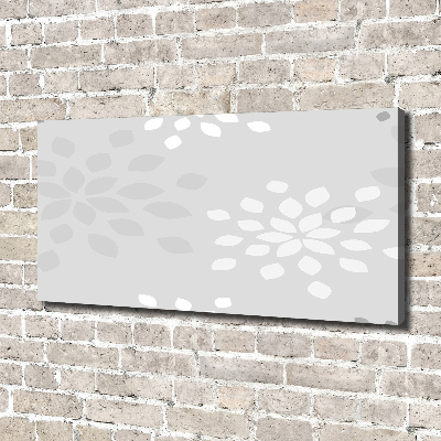 Cuadro canvas con impresión uv duradera horizontal Patrón floral