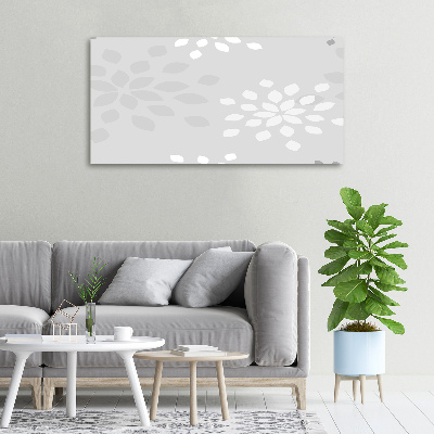 Cuadro canvas con impresión uv duradera horizontal Patrón floral