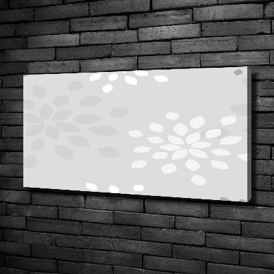 Cuadro canvas con impresión uv duradera horizontal Patrón floral