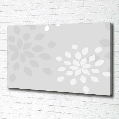 Cuadro canvas con impresión uv duradera horizontal Patrón floral