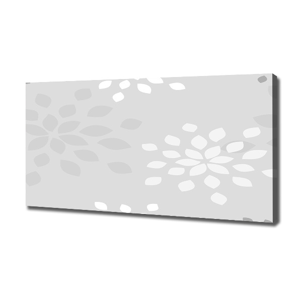 Cuadro canvas con impresión uv duradera horizontal Patrón floral