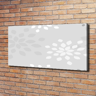 Cuadro canvas con impresión uv duradera horizontal Patrón floral