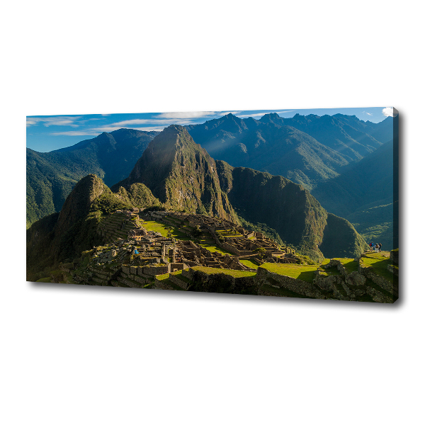 Cuadro canvas moderno de gran formato horizontal Ruinas de Machu Picchu
