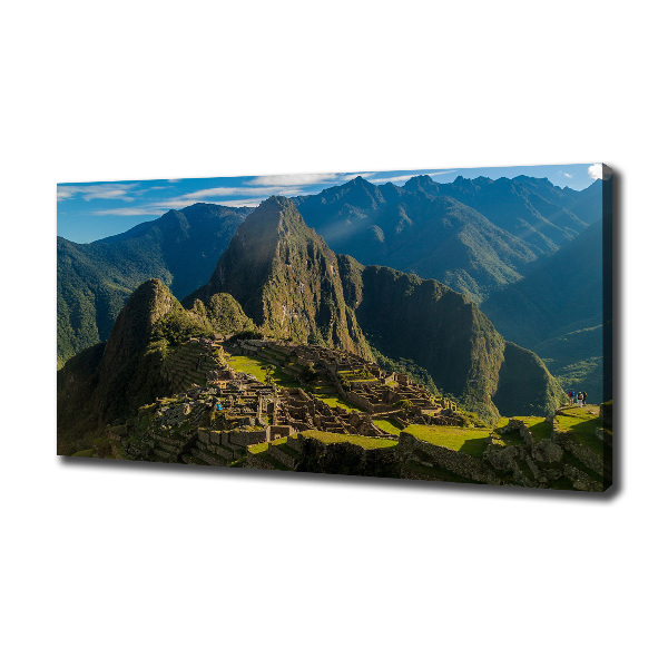 Cuadro canvas moderno de gran formato horizontal Ruinas de Machu Picchu